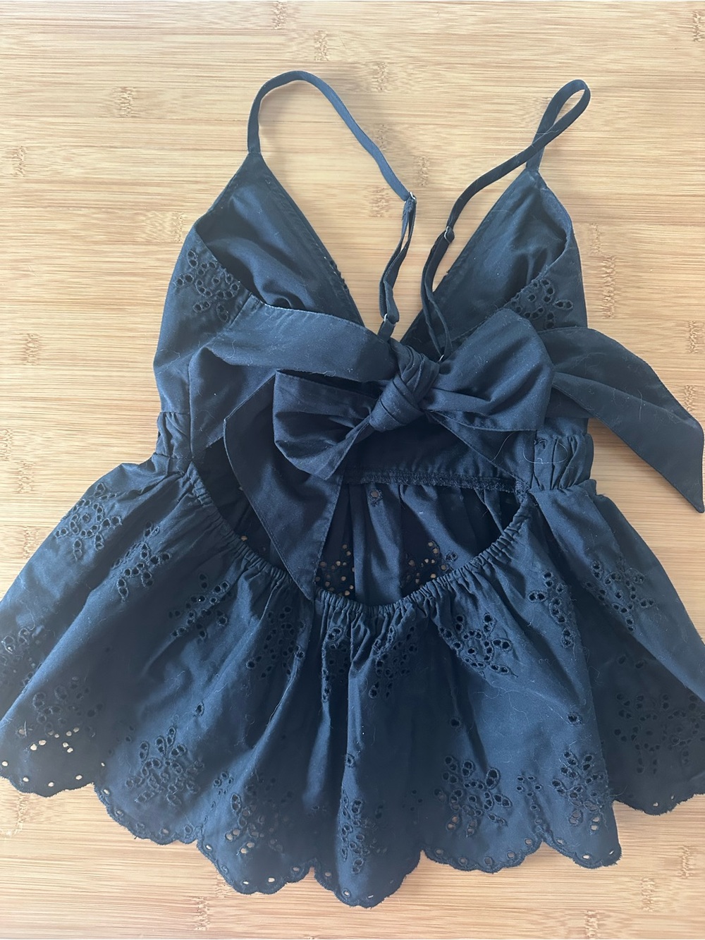 A&F black babydoll tank - Picture 2 of 3